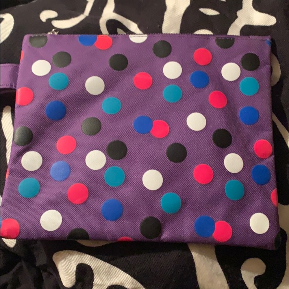 💰3for$25! New Purple Polka Dots Cosmetics Bag!